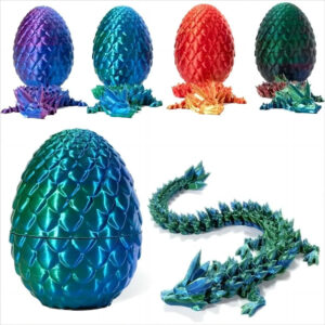 Crystal Green Crystal Dragon Toy Dragon Fidget Toy Mythical Pieces Dragon Toy Unique Articulated Dragon For Birthday Figurine Decor