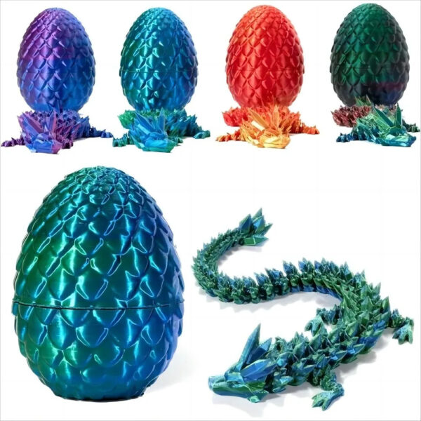 Crystal Green Crystal Dragon Toy Dragon Fidget Toy Mythical Pieces Dragon Toy Unique Articulated Dragon For Birthday Figurine Decor