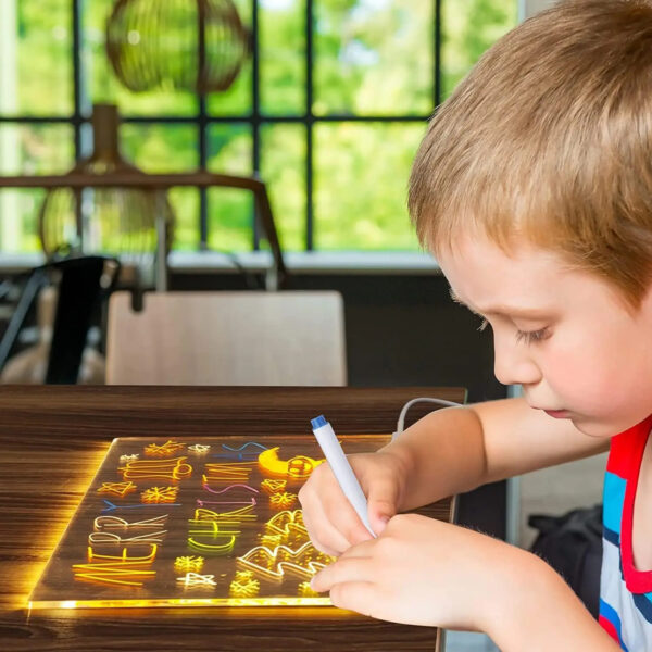 LED Acrylic Dry Erase Note Drawing Board - Image 2
