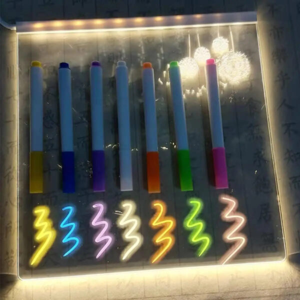 LED Acrylic Dry Erase Note Drawing Board - Image 5