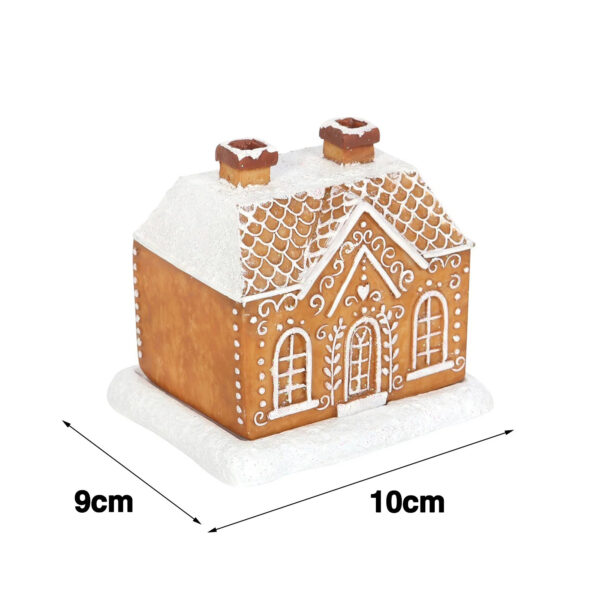 Log Cabin Incense Burner with Smoking Chimney - Image 4
