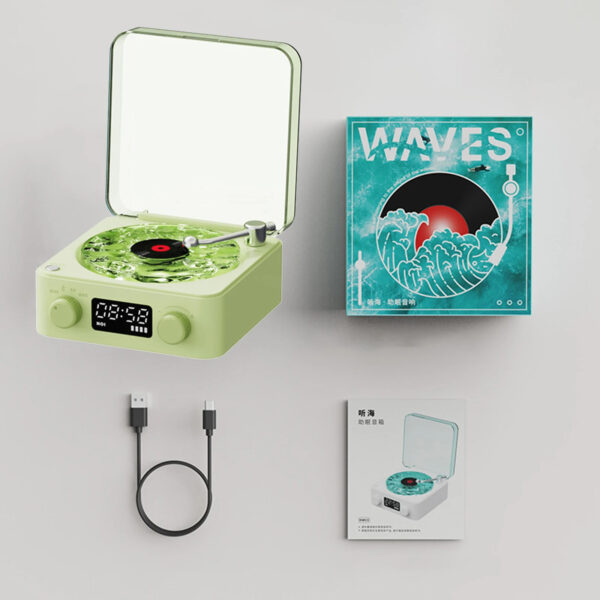 Premium Waves Retro Bluetooth Vinyl Record Player - Image 4