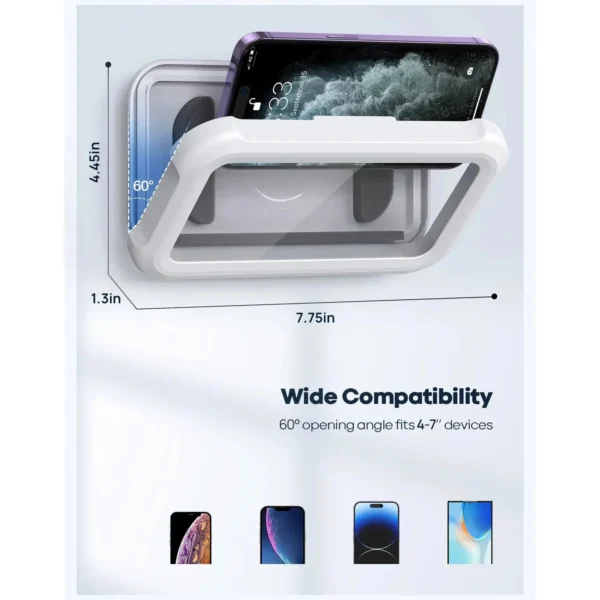 480° Rotatable Retractable Adjustable Shower Phone Case Holder