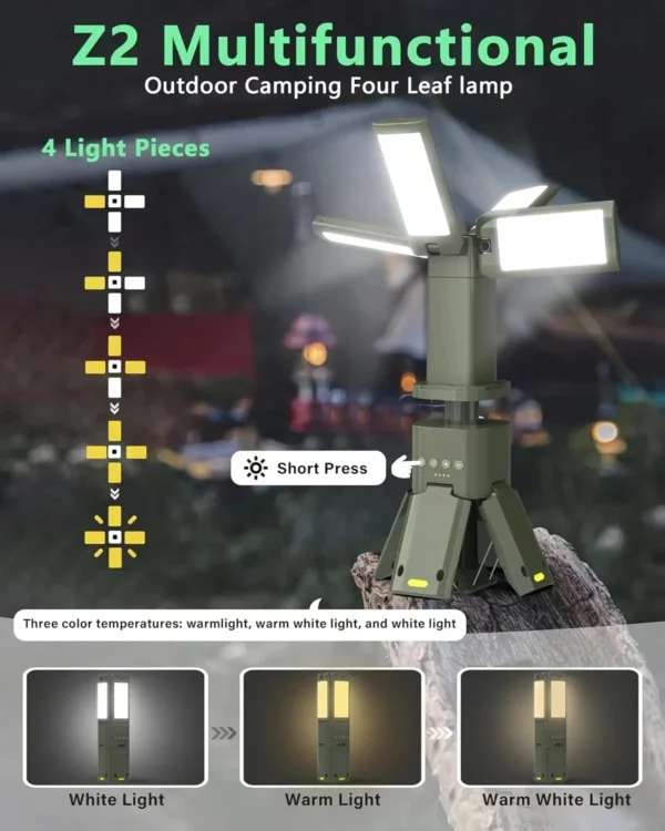 Telescopic Camping Light Rechargeable