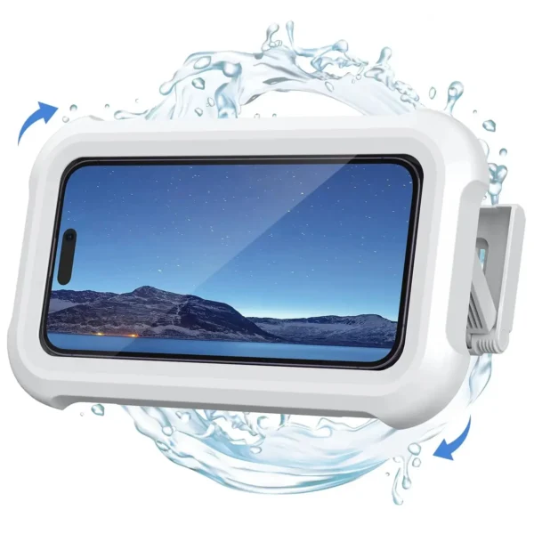 480° Rotatable Retractable Adjustable Shower Phone Case Holder - Image 3
