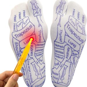 Acupressure Reflexology Chart Socks