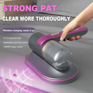 Handheld Strong Suction Rechargeable UV Vacuum Cleaner