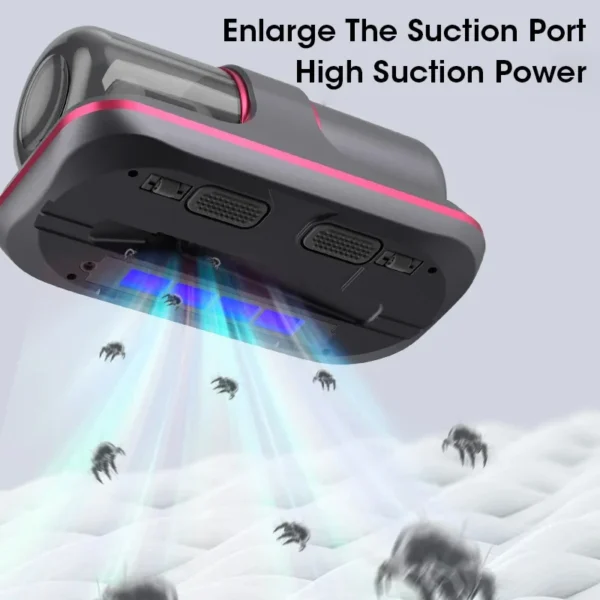 Handheld Strong Suction Rechargeable UV Vacuum Cleaner - Image 2