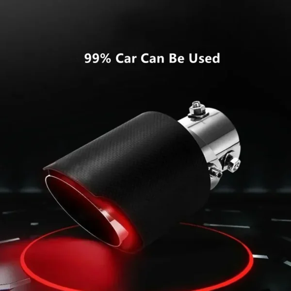 Car Carbon Fiber Flashing Tail Throat - Image 2