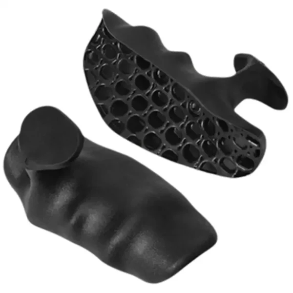 Rubber Gym Grips Fingerless Workout Gym Gloves - Image 2