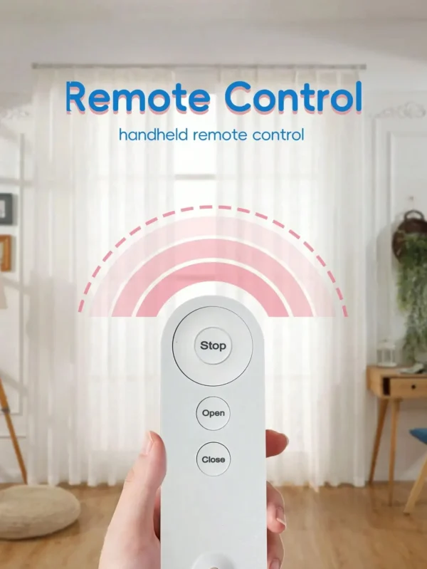 2PCS Smart Curtain Opener with Remote Control - Image 2
