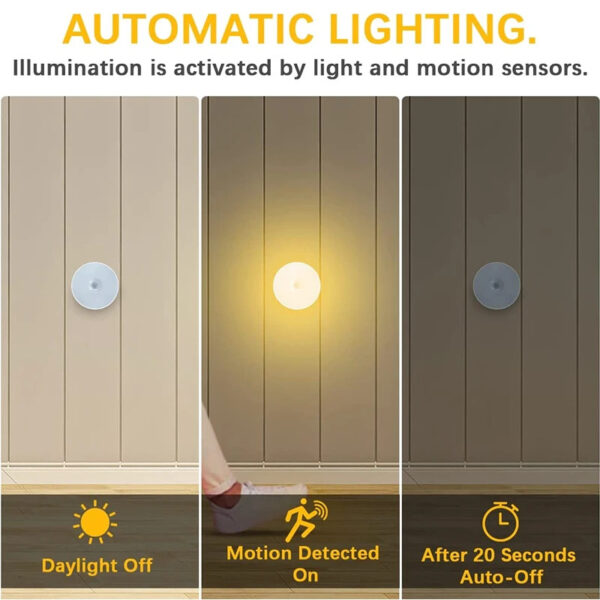 LED Wireless Motion Sensor Night Light - Image 9
