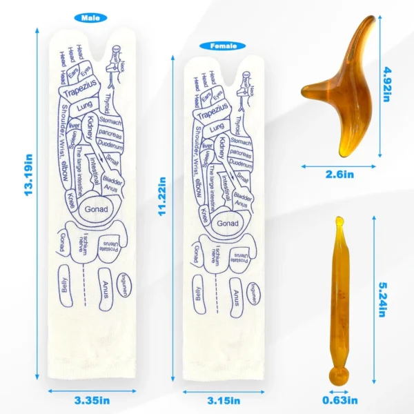 Acupressure Reflexology Chart Socks - Image 3