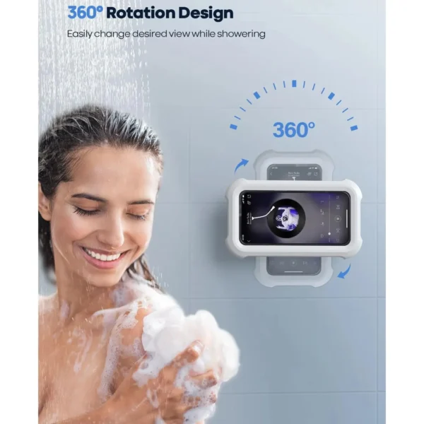 480° Rotatable Retractable Adjustable Shower Phone Case Holder - Image 6