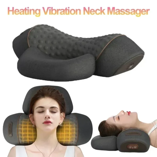 Electric Vibration Massager Cervical Pillow - Image 3
