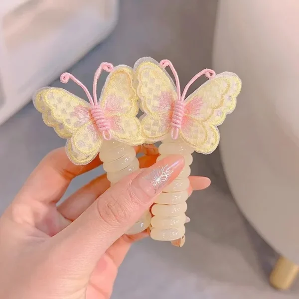 Butterfly Telephone Wire Hair Bands - Image 2