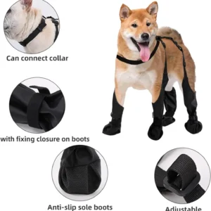 Waterproof Adjustable Suspended Dog Boots