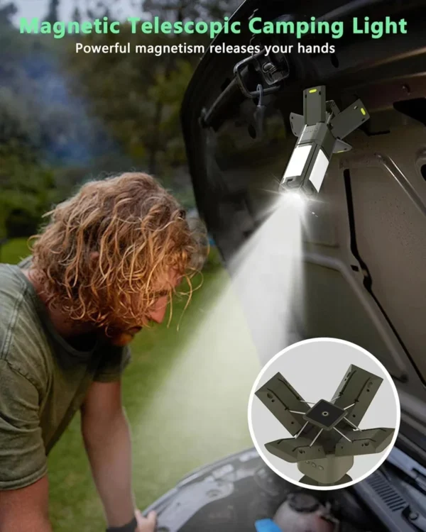 Telescopic Camping Light Rechargeable - Image 2