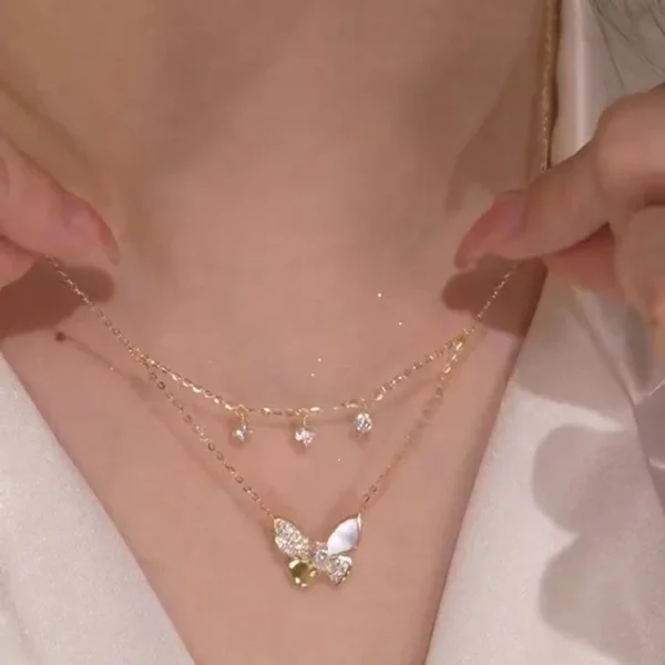 DOUBLE LAYER CRYSTAL BUTTERFLY - Image 4