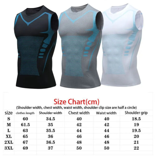 New Tech Ionic Shaping Sleeveless Shirt - Image 6