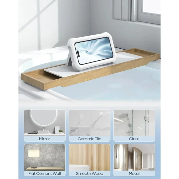 480° Rotatable Retractable Adjustable Shower Phone Case Holder - Image 4
