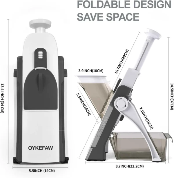 5 in 1 Safe Mandoline Slicer - Image 6
