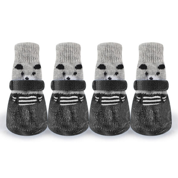 Pet Outdoor Waterproof Anti Slip Rain Shoes (2Pairs) - Image 6