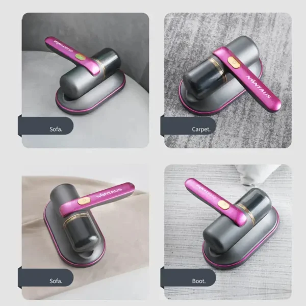 Handheld Strong Suction Rechargeable UV Vacuum Cleaner - Image 3