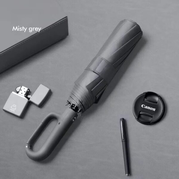 Sturdy Windproof Reflective Safety Ring buckle umbrella - Image 6