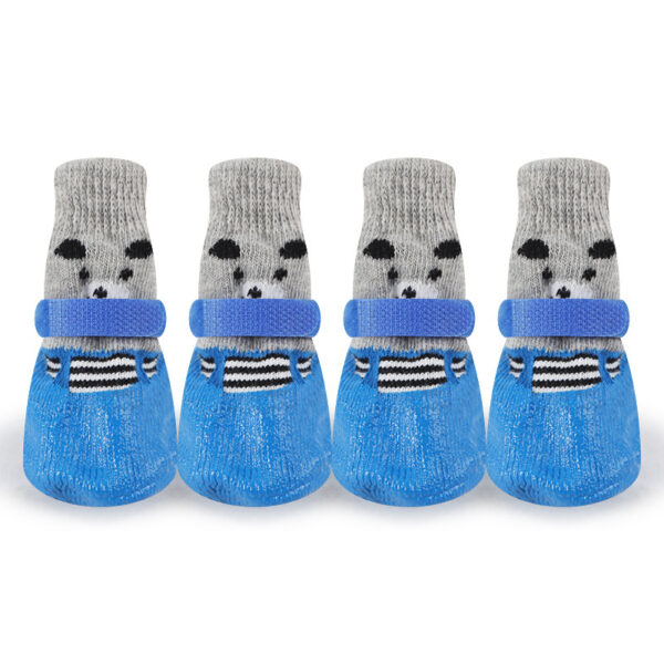 Pet Outdoor Waterproof Anti Slip Rain Shoes (2Pairs) - Image 8