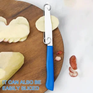 Adjustable Spring-Loaded 3-In-1 Paring Knife