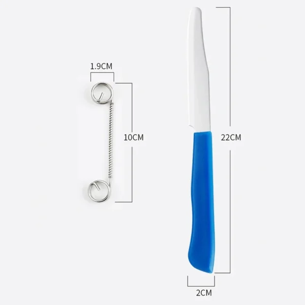 Adjustable Spring-Loaded 3-In-1 Paring Knife - Image 4