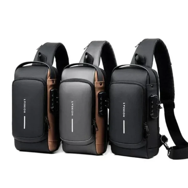 Anti-Theft USB Charging Crossbody Backpack - Image 2