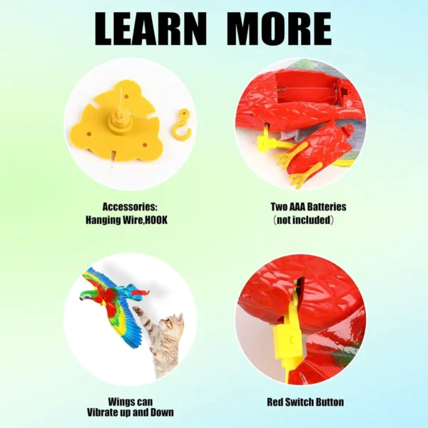 Automatic Bird Simulation Interactive Cat Toy - Image 2