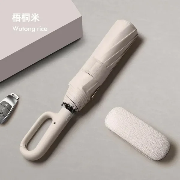 Sturdy Windproof Reflective Safety Ring buckle umbrella - Image 8