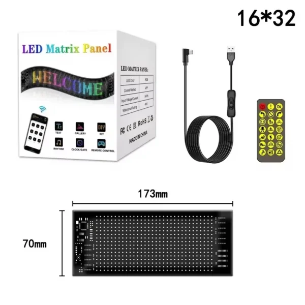 Car LED Sign DIY Programmable Scrolling LED Display - Image 6