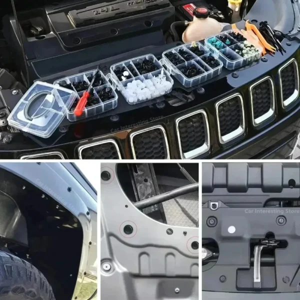 Car Retainer Clips & Fastener Remover Box Set