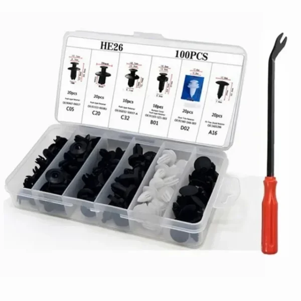 Car Retainer Clips & Fastener Remover Box Set - Image 3