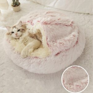 Cozy Cocoon Plush Pet Bed