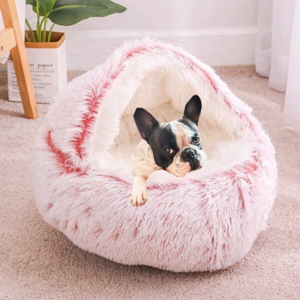 Cozy Cocoon Plush Pet Bed - Image 5