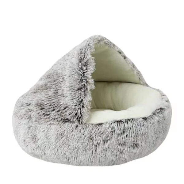 Cozy Cocoon Plush Pet Bed - Image 3