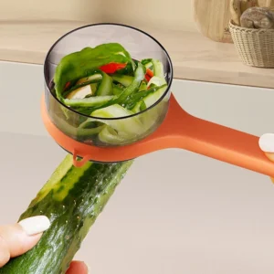 Double-Sided Stainless Steel Blade Peeling Knife with Storage Box