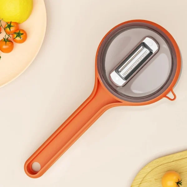 Double-Sided Stainless Steel Blade Peeling Knife with Storage Box - Image 5
