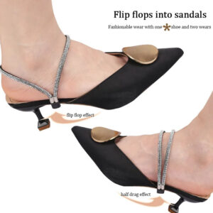 Elastic Detachable High Heels Shoe Straps