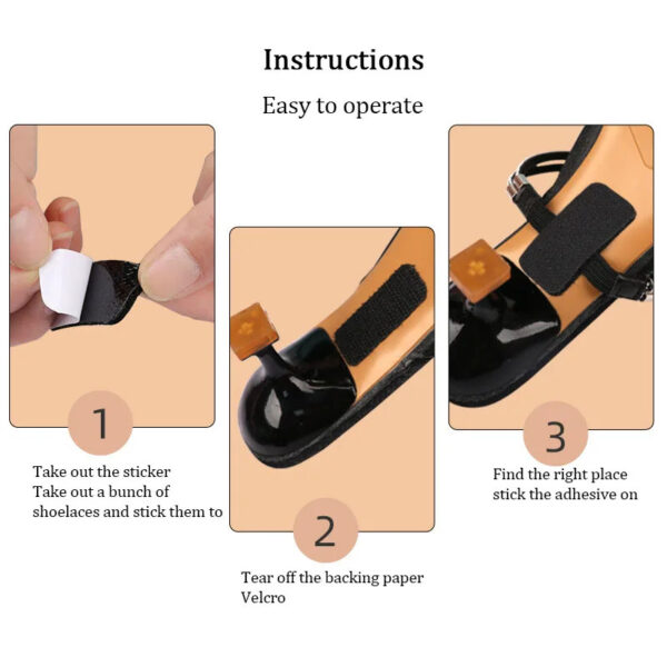 Elastic Detachable High Heels Shoe Straps - Image 3