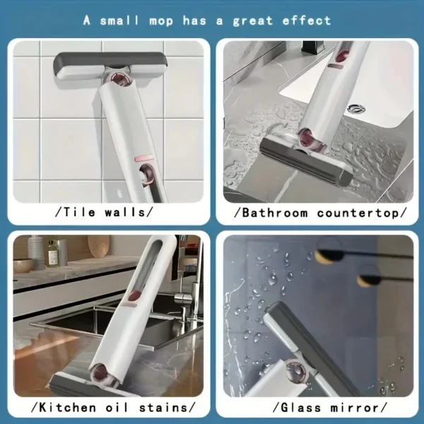 Foldable Multifunctional Mini Squeeze Cleaning Mop - Image 3