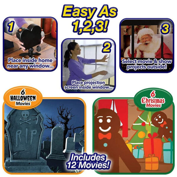 Halloween & Christmas Holographic Projection - Image 2