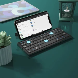 Mini Foldable Bluetooth Keyboard with Magnetic Stand