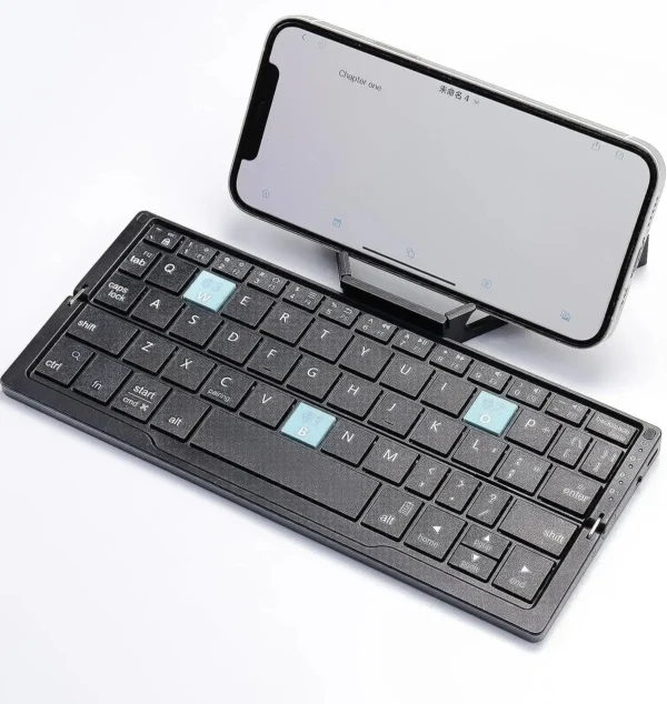 Mini Foldable Bluetooth Keyboard with Magnetic Stand - Image 8
