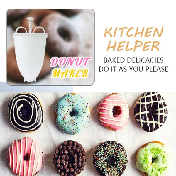 One Hand Easy Pup up Manual Donuts Maker - Image 2